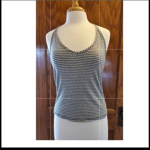 New Brit & Bri halter top. Striped. Size Large.
